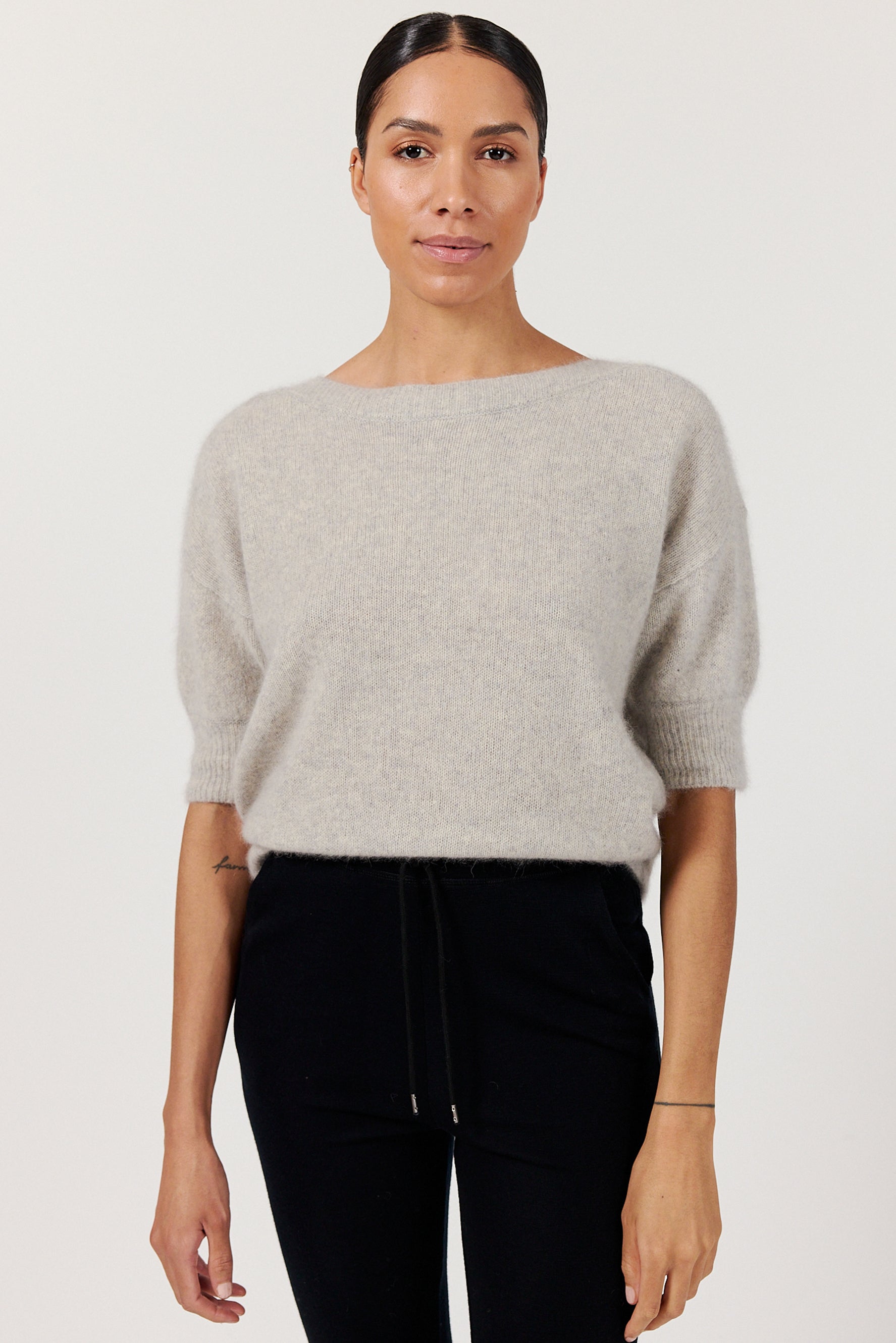 MOI SWEATER | Grey Melange