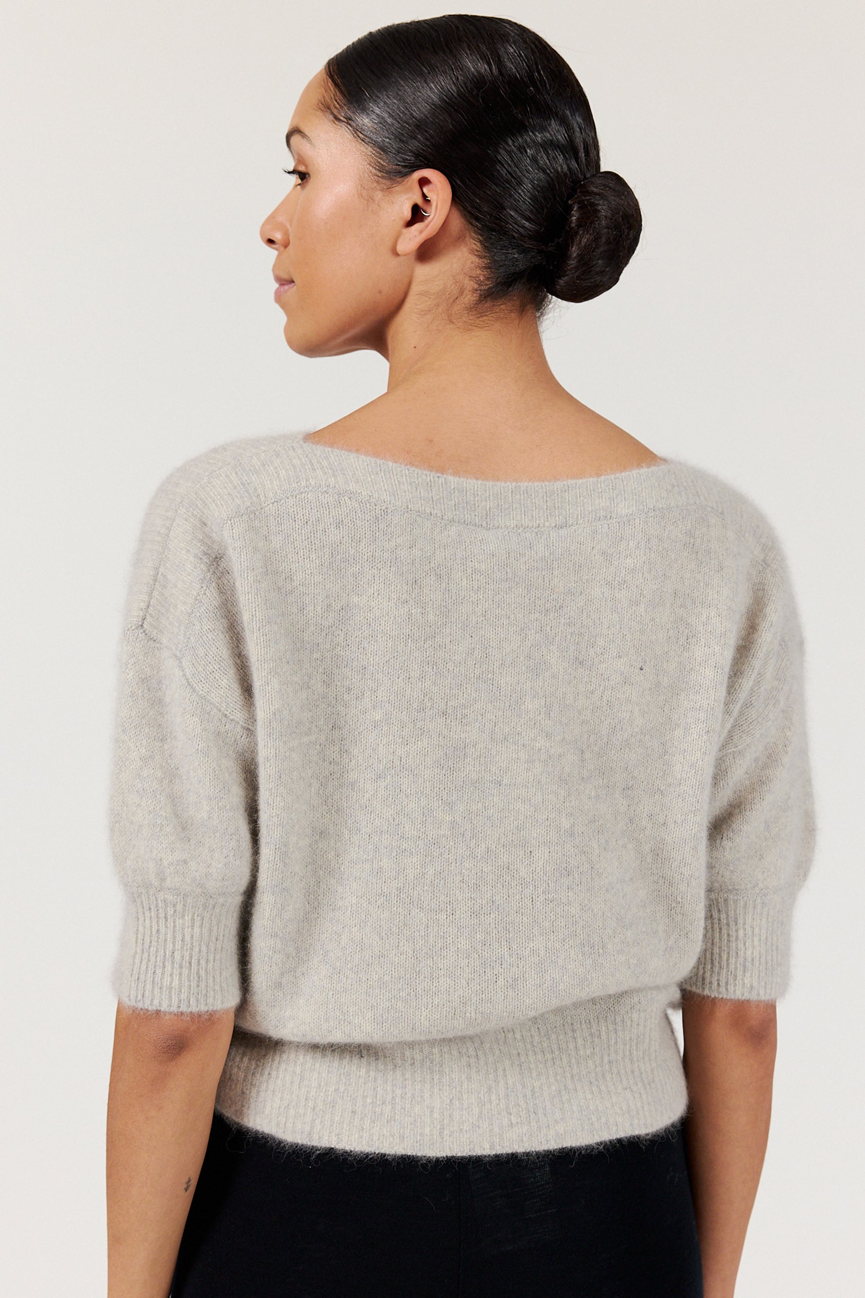 MOI SWEATER | Grey Melange