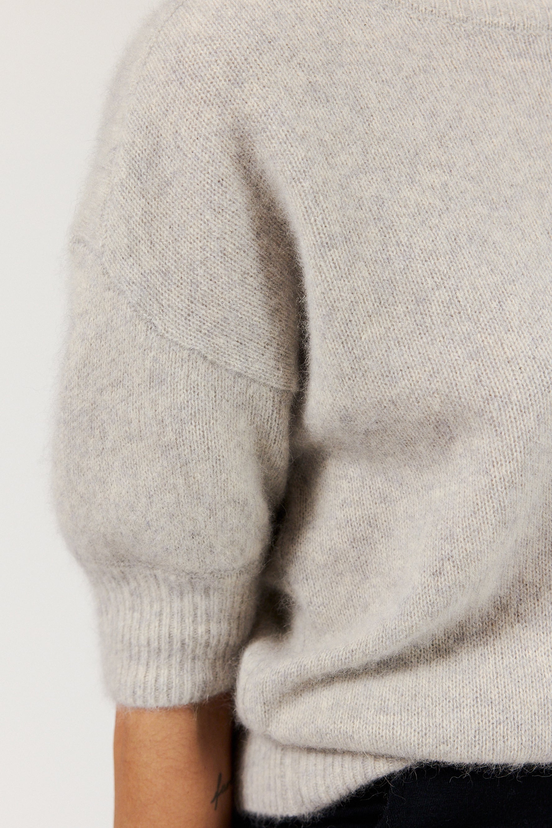 MOI SWEATER | Grey Melange