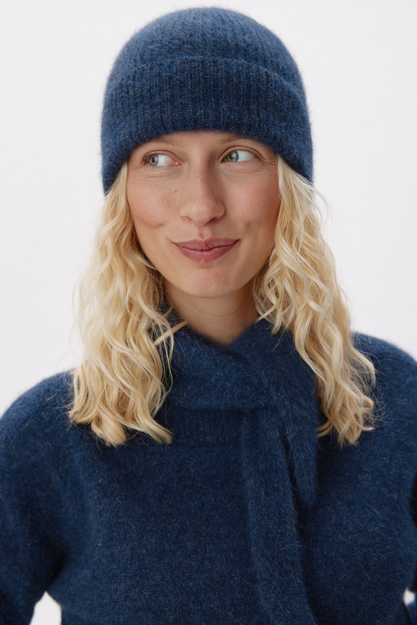 RAFFI HAT | Deep Blue Melange