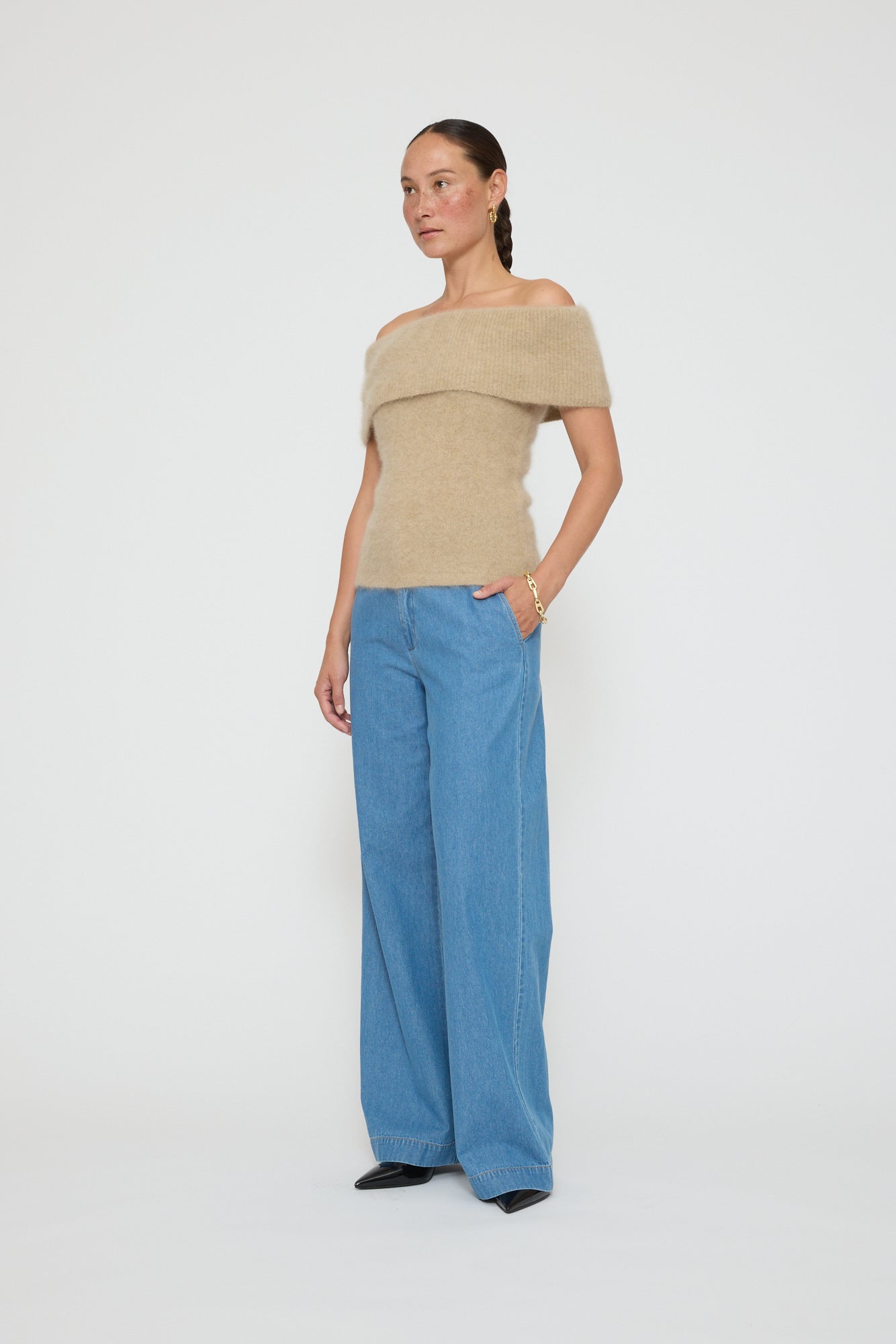 JACQUELIN PANTS | Denim Blue