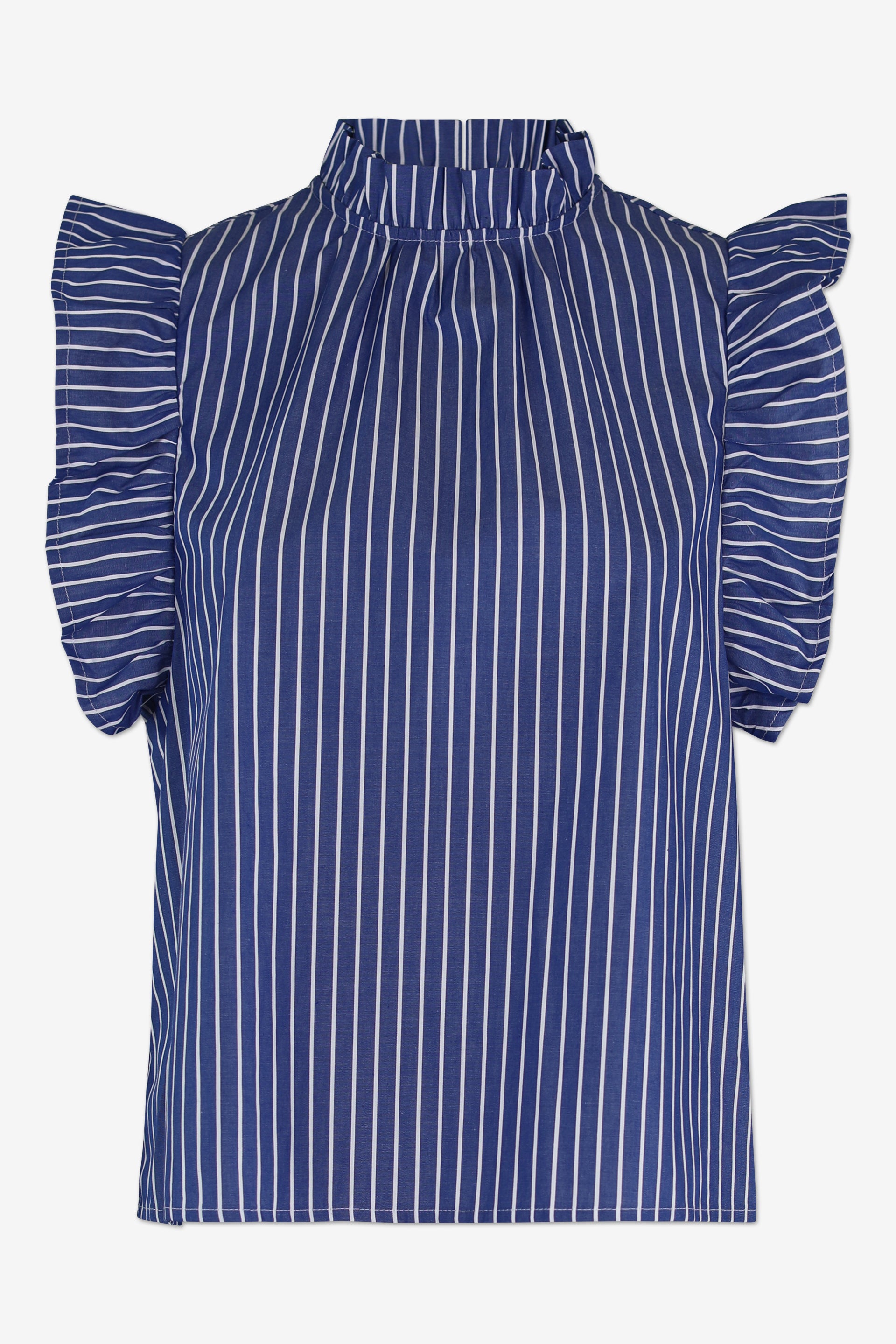 LUCY BLOUSE | Wall Street Stripe