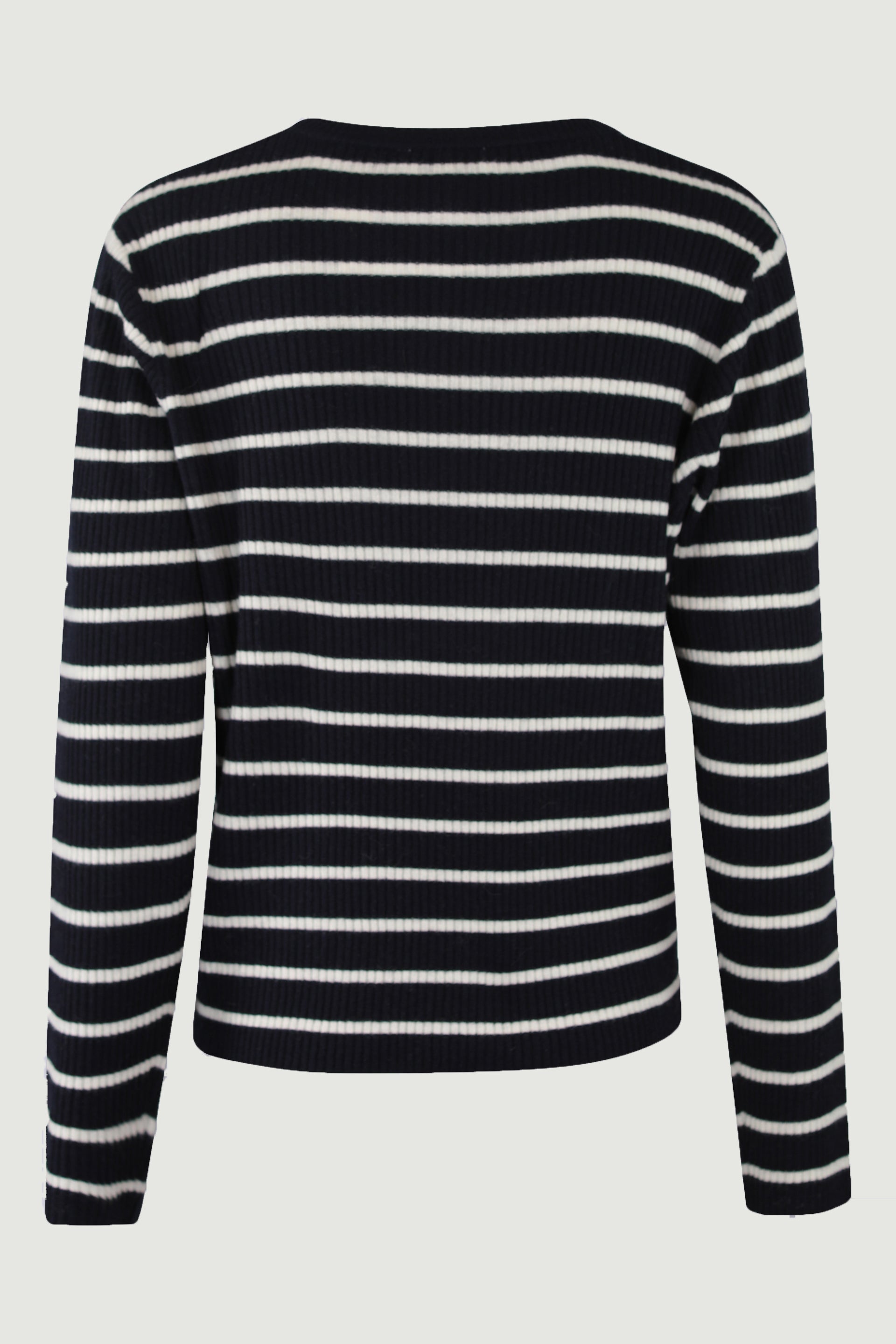 PATRICIA STRIPE SWEATER | Navy Breeze