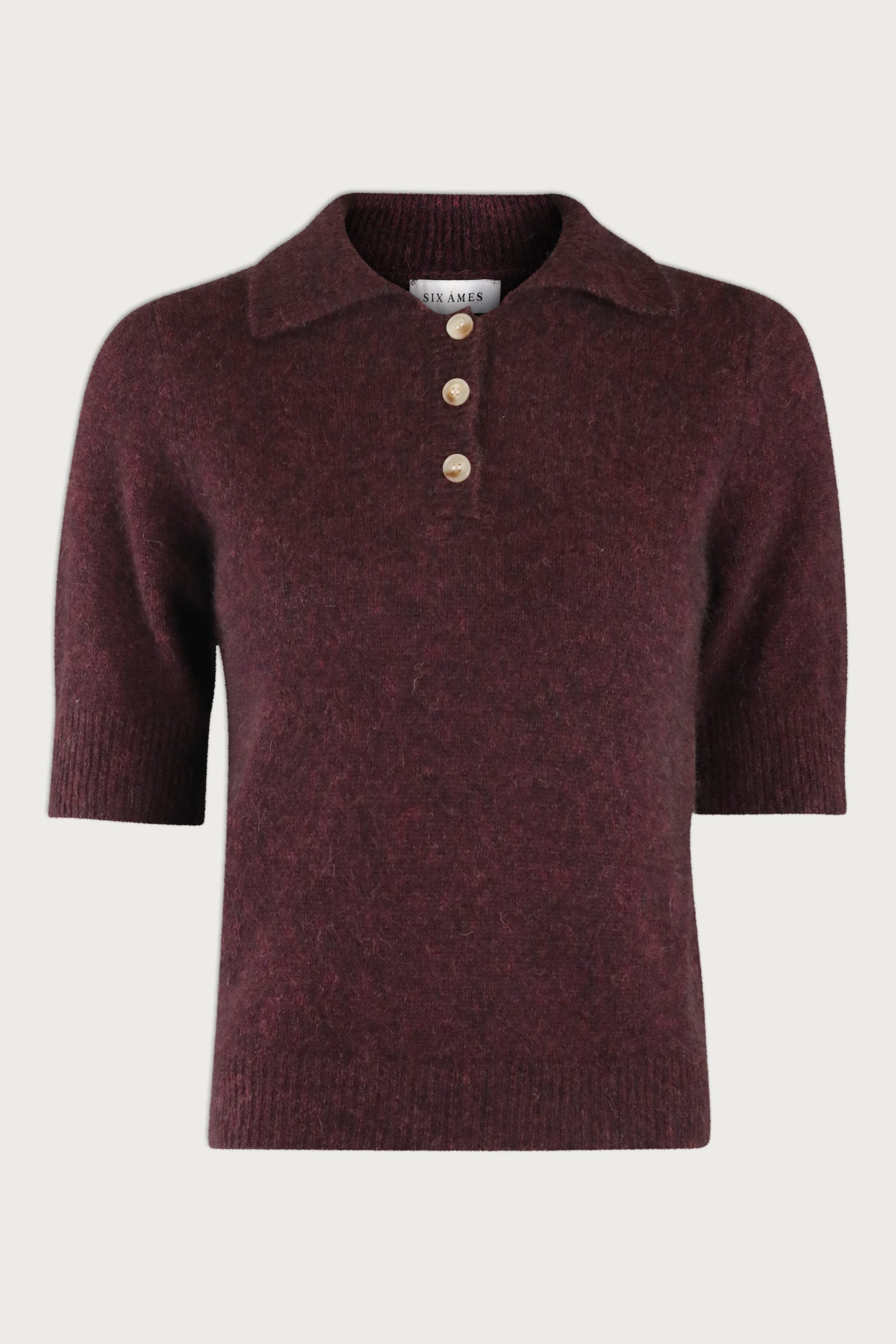 RICCA SWEATER | Red Wine Melange