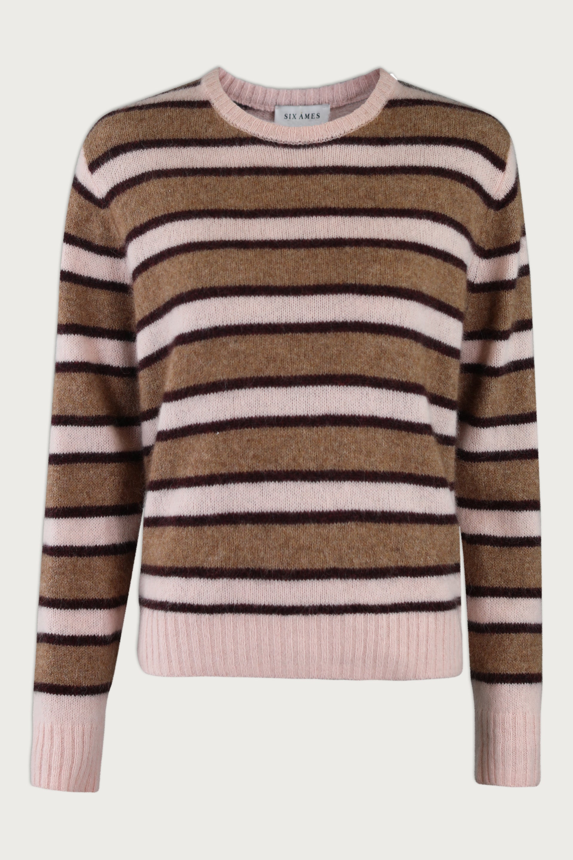 LILY STRIPE SWEATER | Dusty Blush Stripe