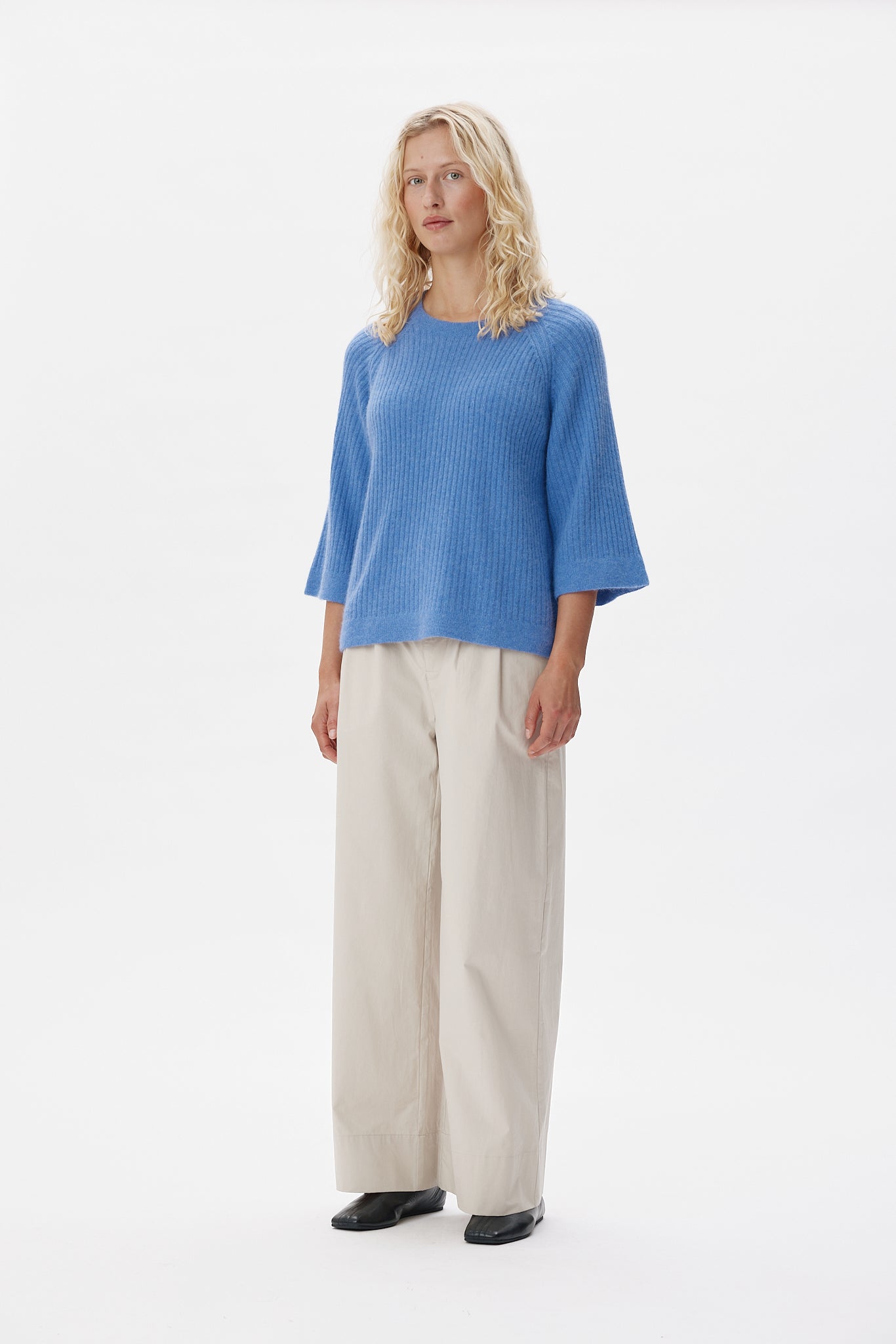 SAMANTHA SWEATER | Coastal Blue Melange