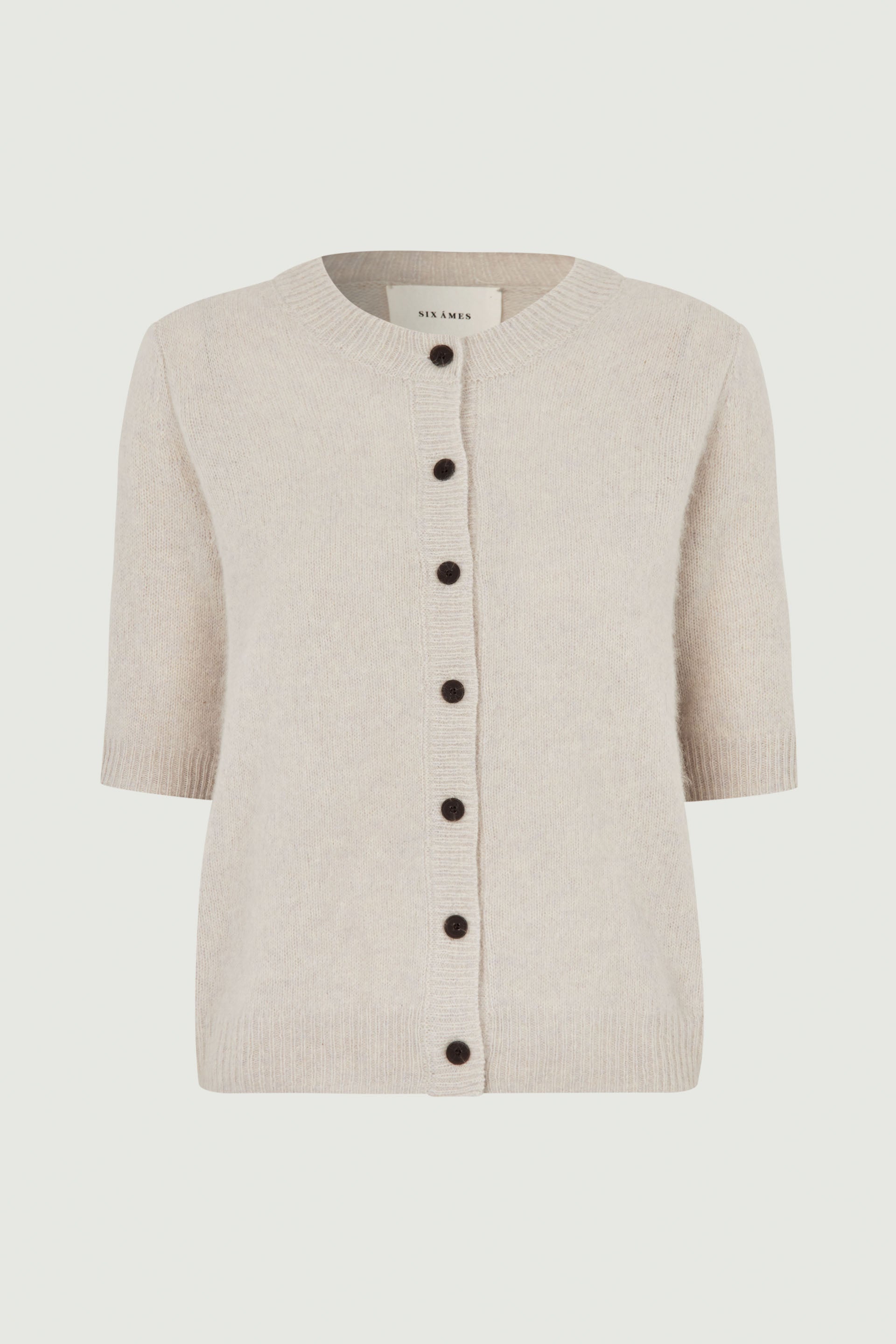 ODA CARDIGAN | Silver White Melange