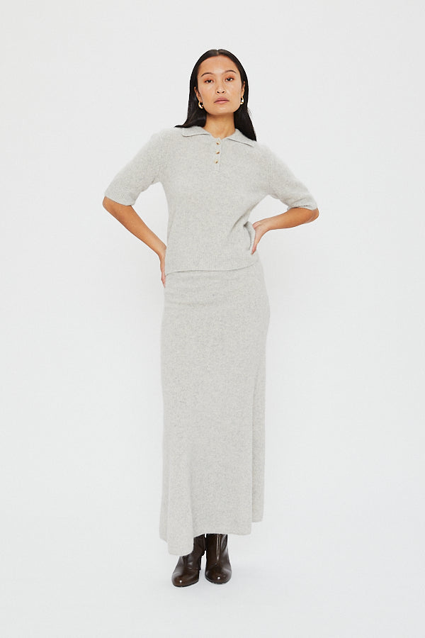 ISABELLA SKIRT | Grey Melange