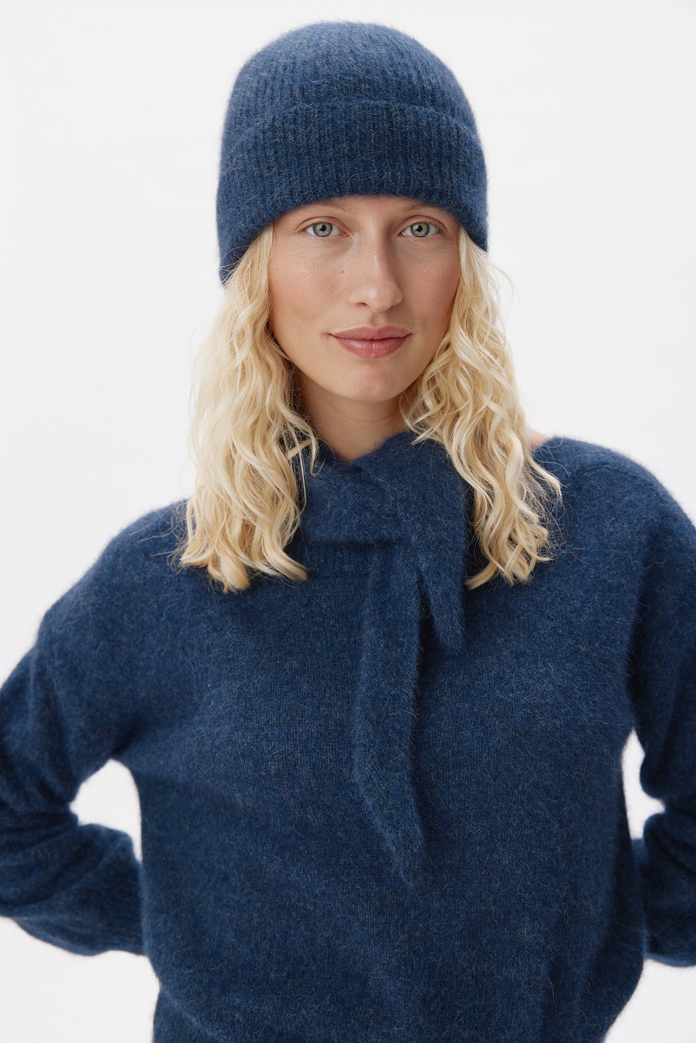 PAULA SCARF | Deep Blue Melange