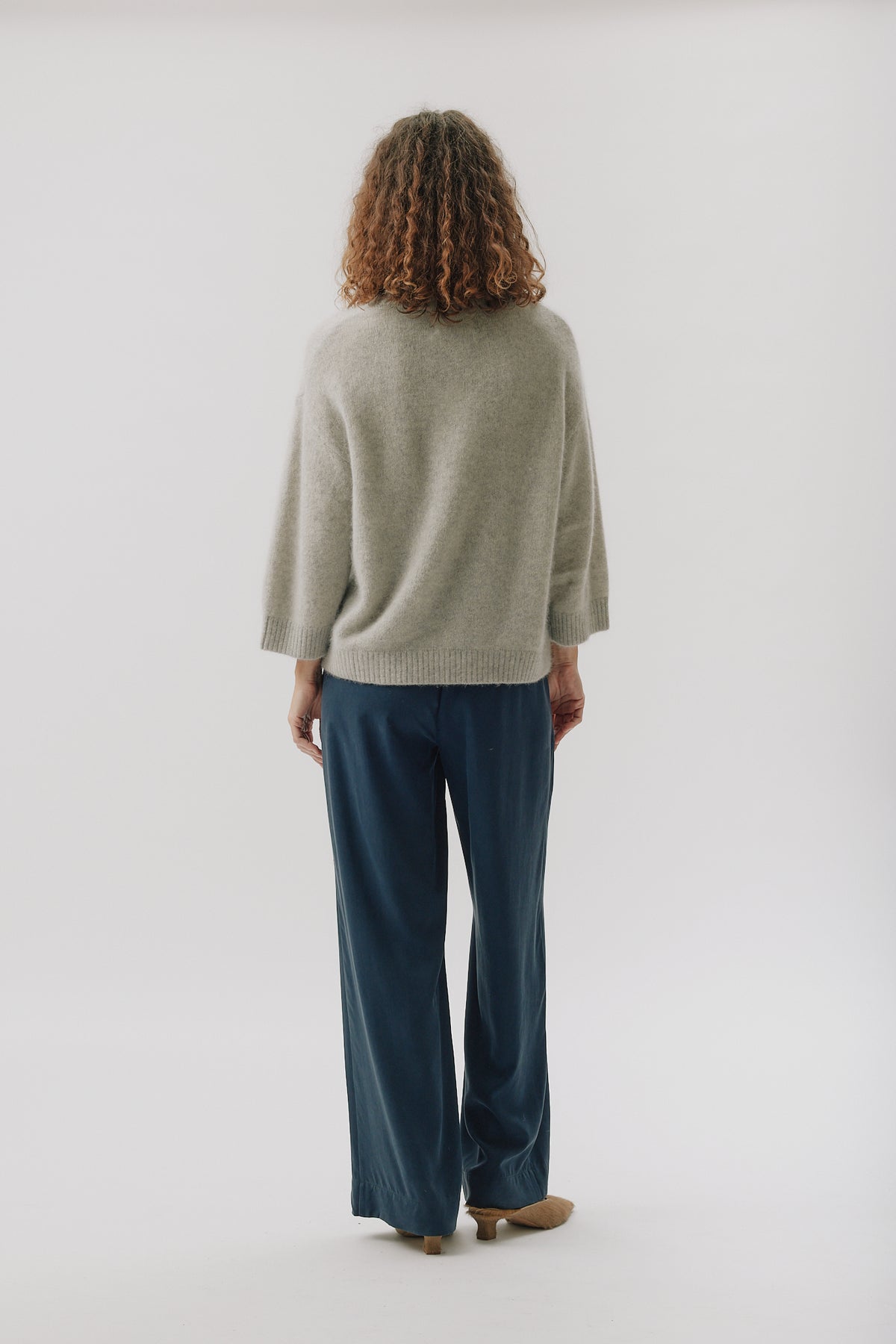 MOLLY SWEATER | Grey Melange