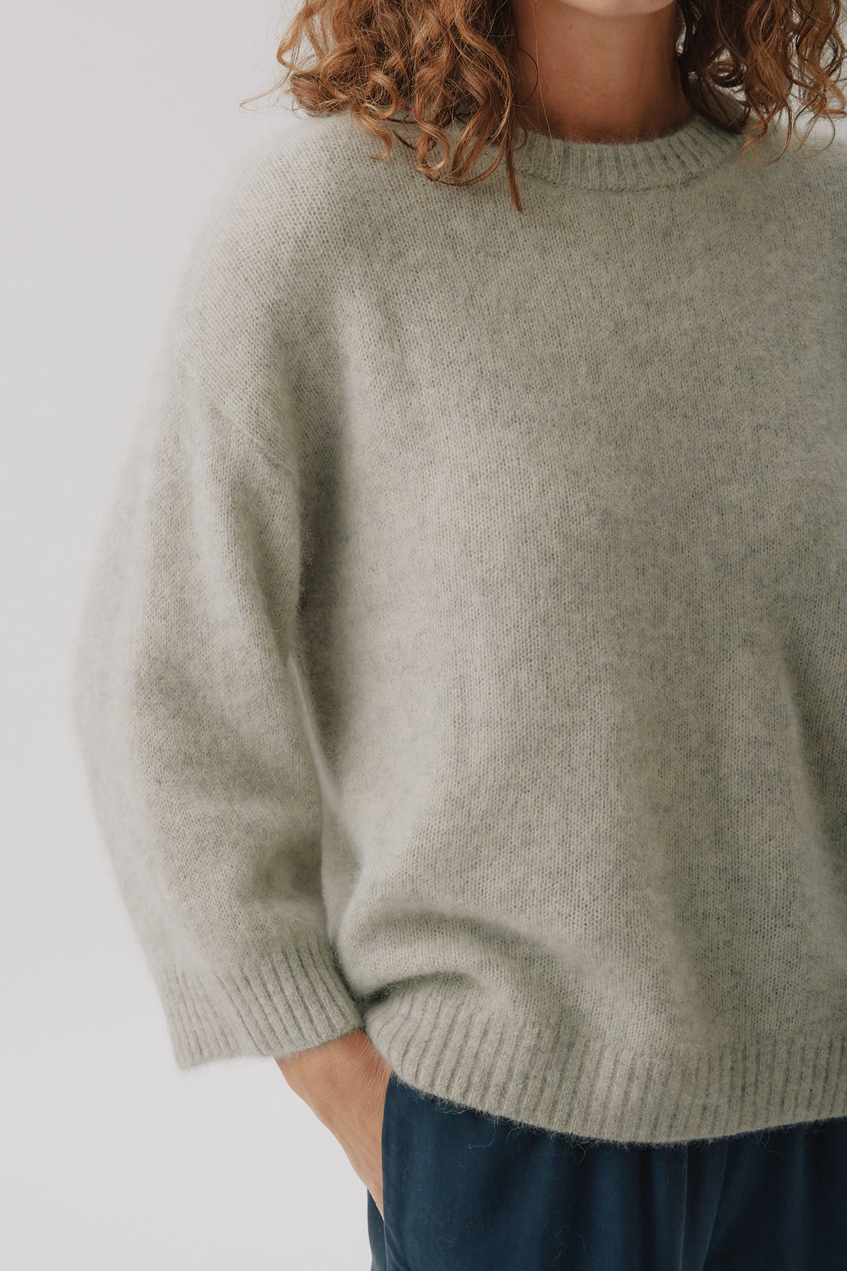 MOLLY SWEATER | Grey Melange