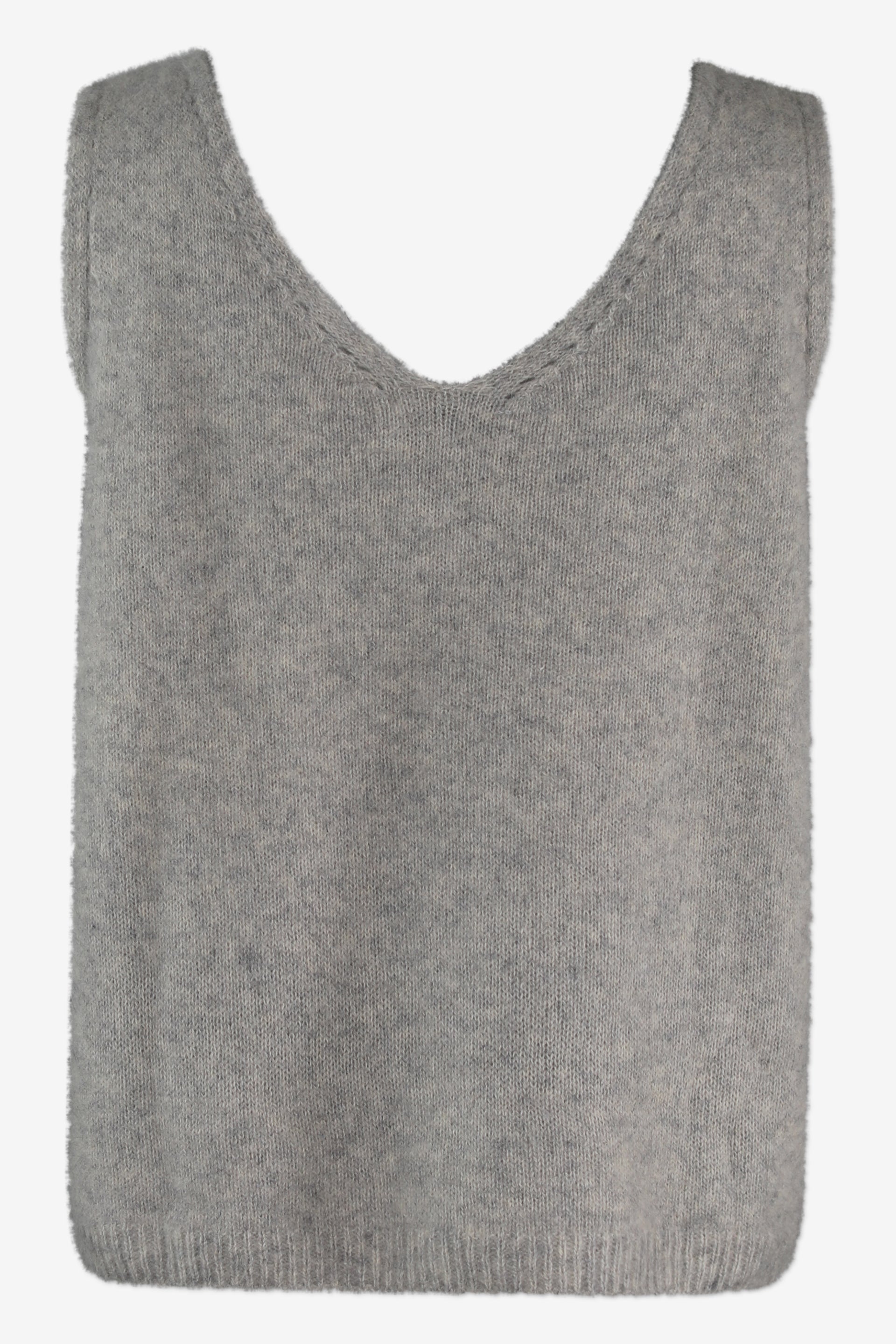 ZILLIA TOP | Grey Melange