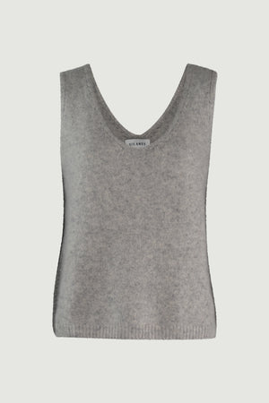 ZILLIA TOP | Grey Melange
