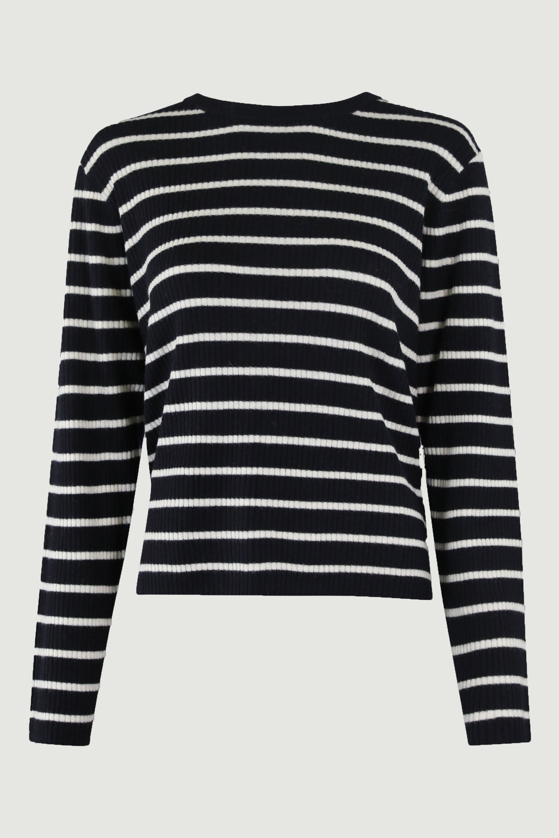 PATRICIA STRIPE SWEATER | Navy Breeze