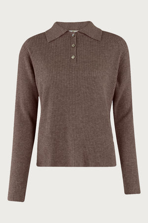 PATTI SWEATER | Brown Melange