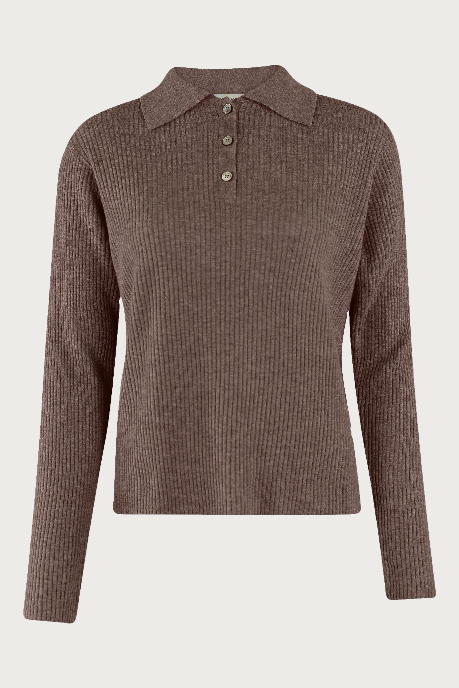 PATTI SWEATER | Brown Melange