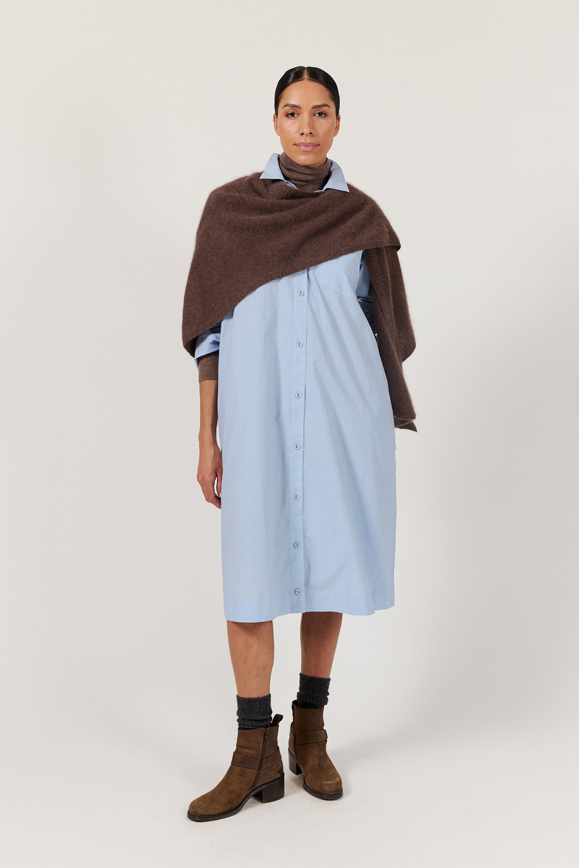 SANNE CARDIGAN | Chocolate Mélange