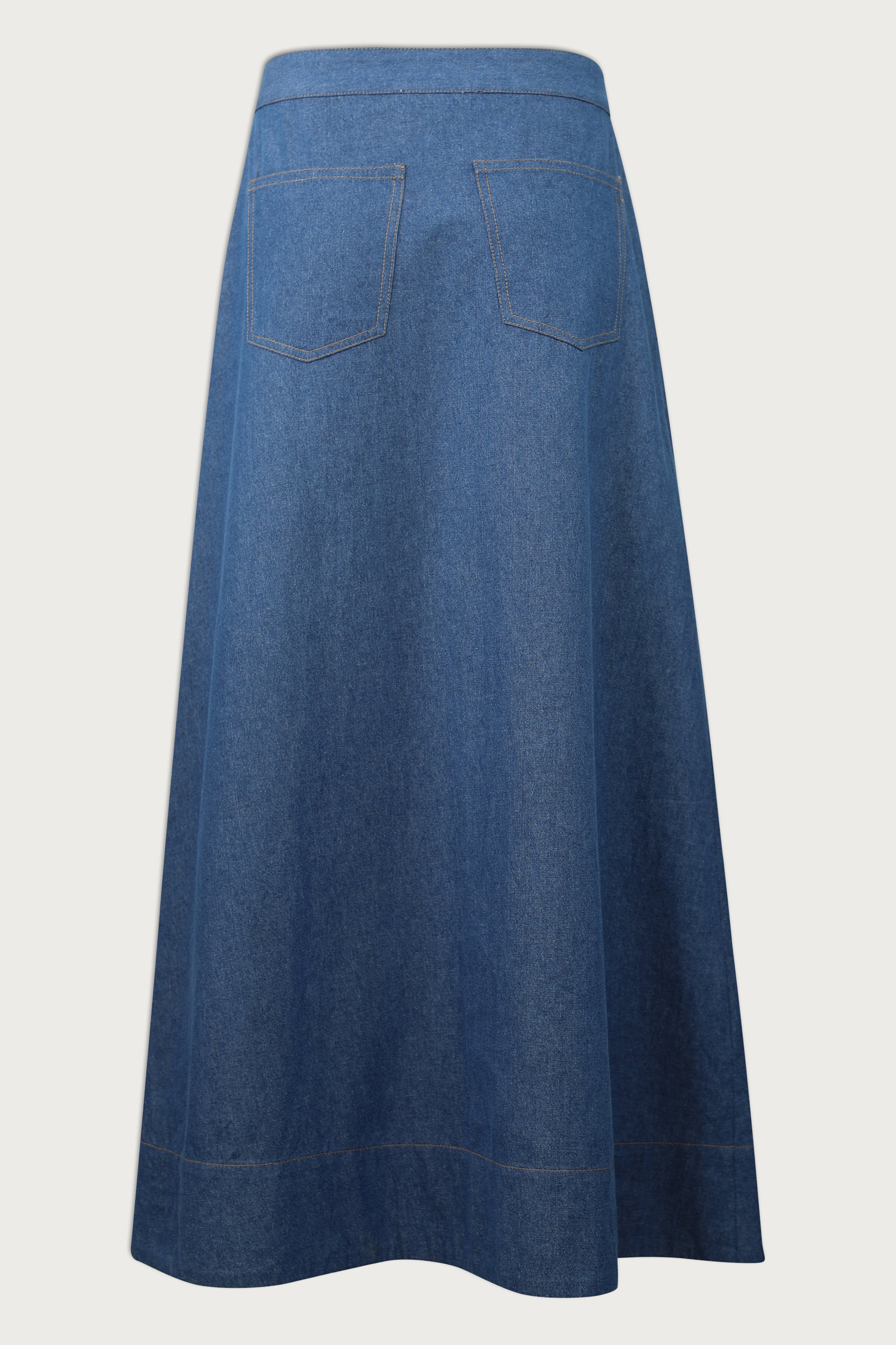 GIOGINA SKIRT | Stonewash Blue