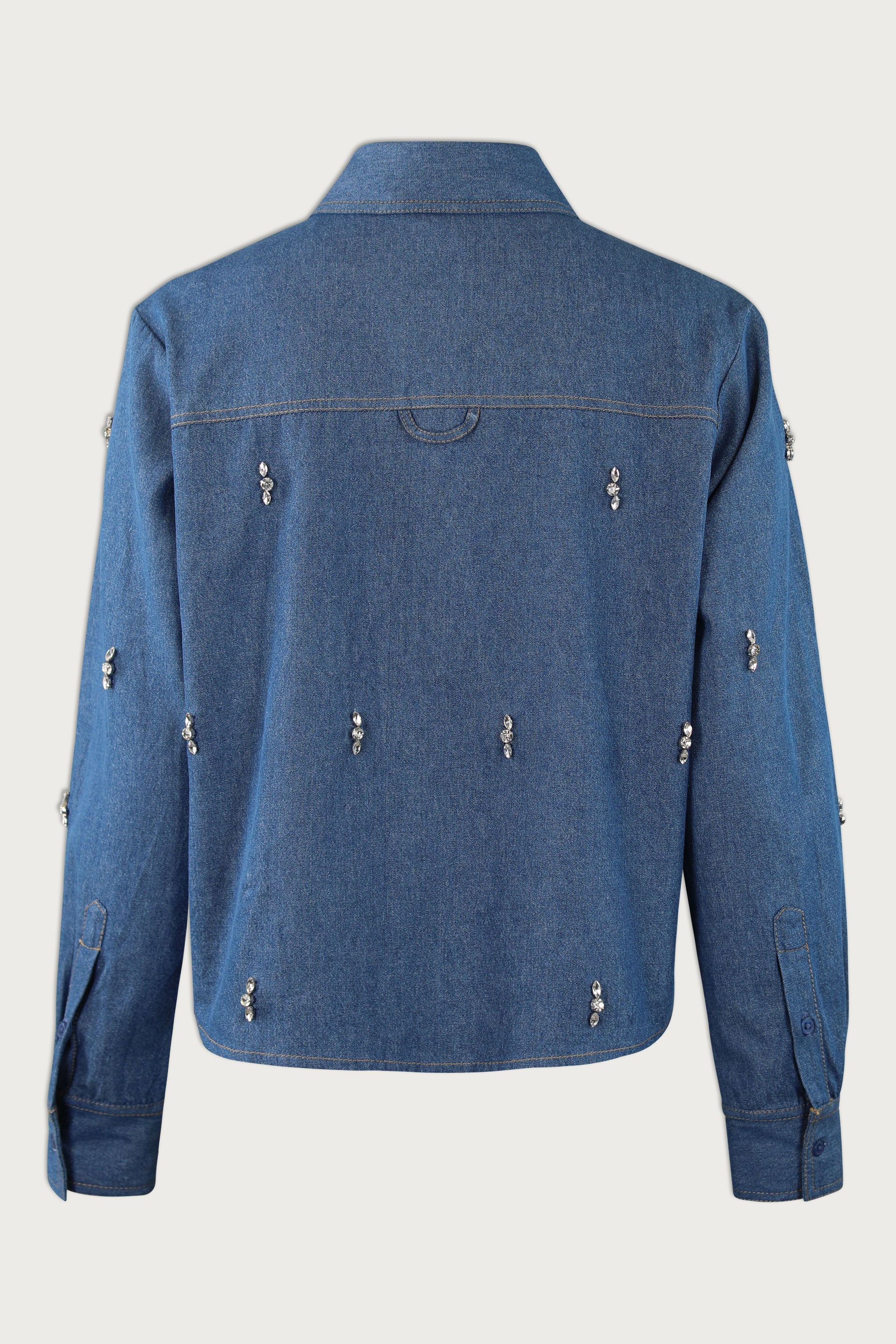 JACKIA SHIRT | Stonewash Blue