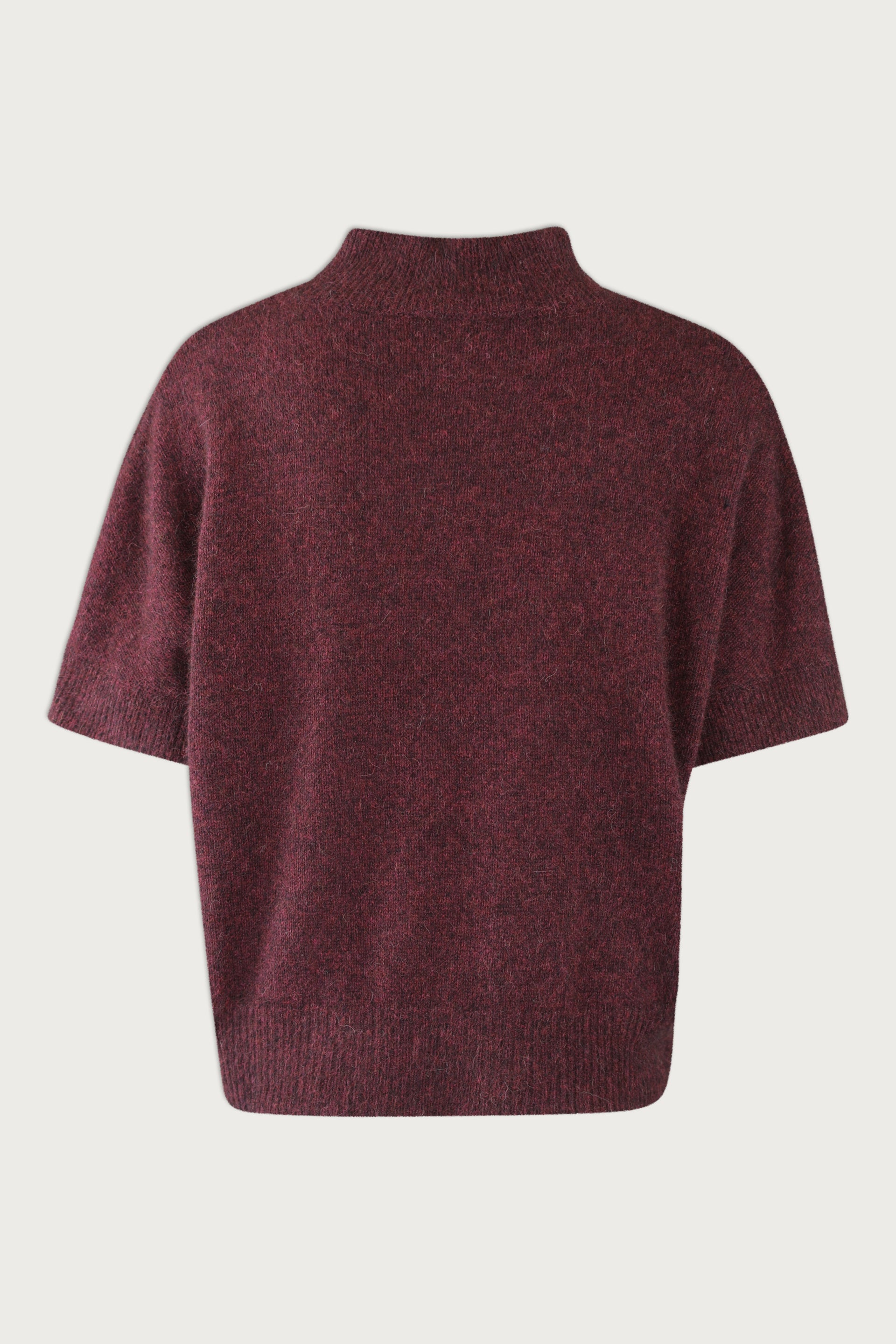 DOANNE SWEATER | Red Wine Melange