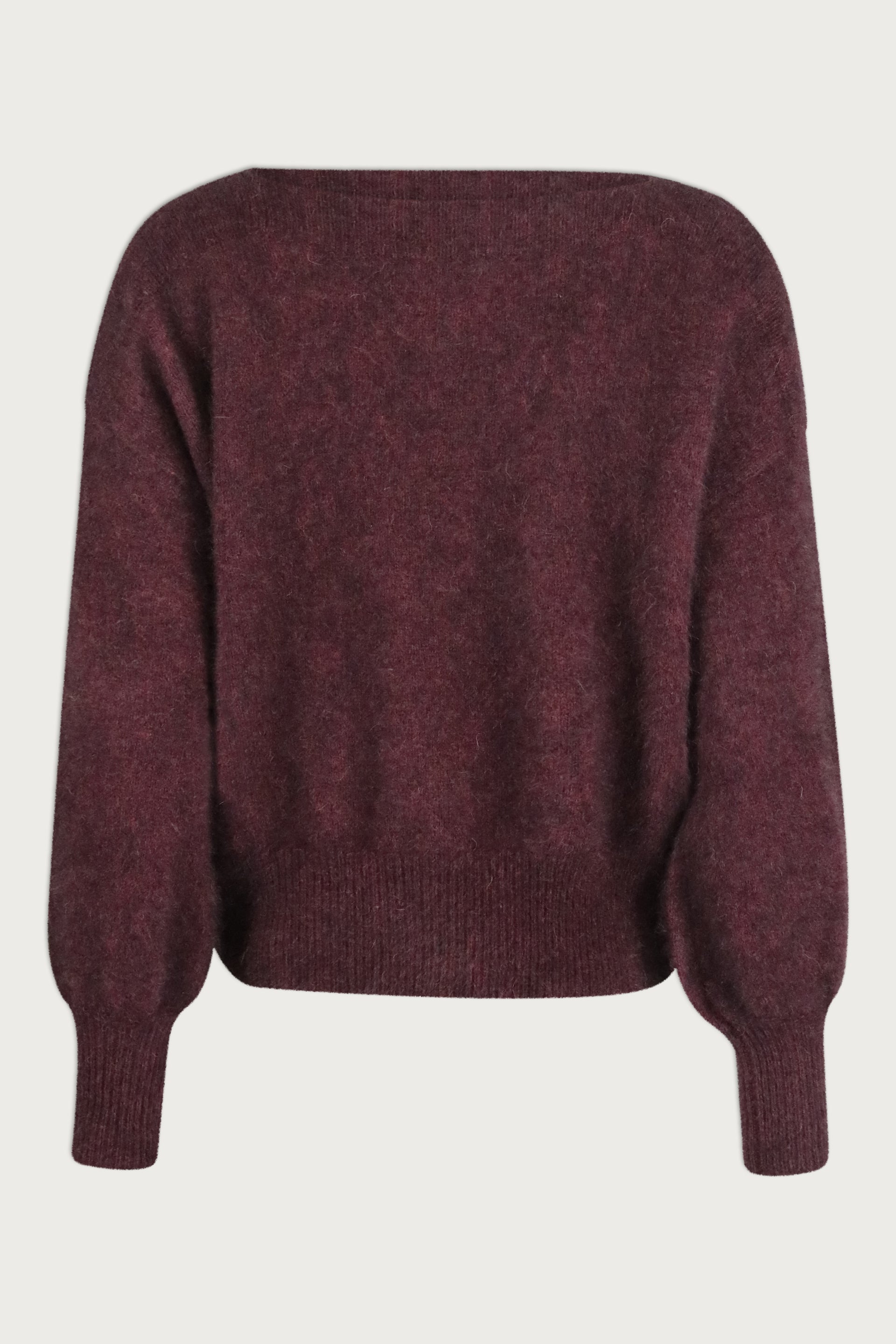 MALOU SWEATER | Red Wine Melange