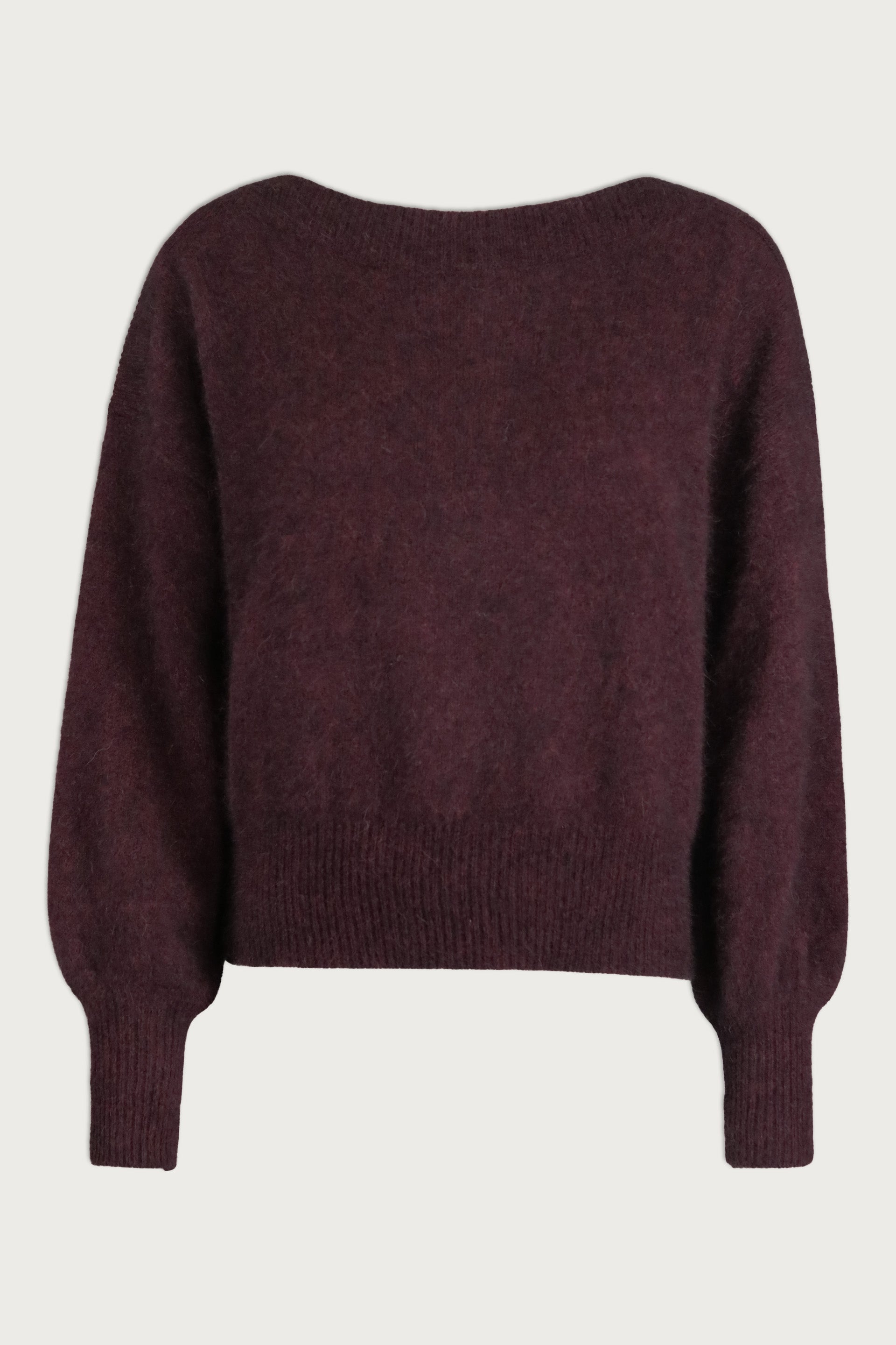 MALOU SWEATER | Red Wine Melange