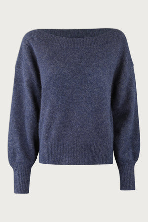 MALOU SWEATER | Deep Blue Melange
