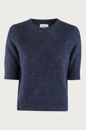 ROCCA SWEATER | Deep Blue Melange