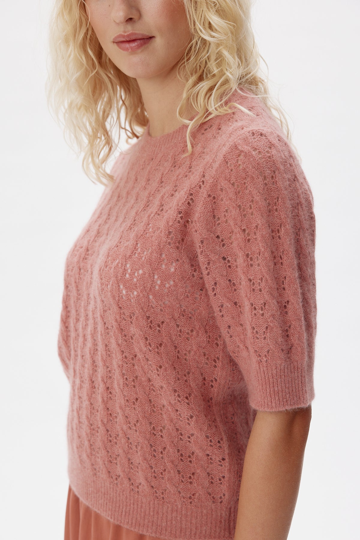 ROCCA DECO SWEATER | Rosewood Pink Melange