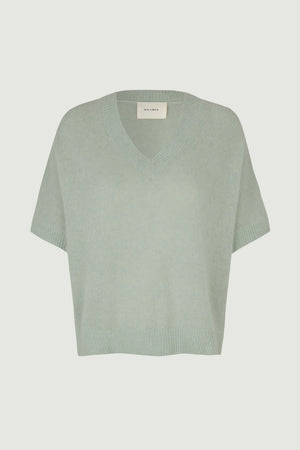 DANA SWEATER | Glacial Green Melange