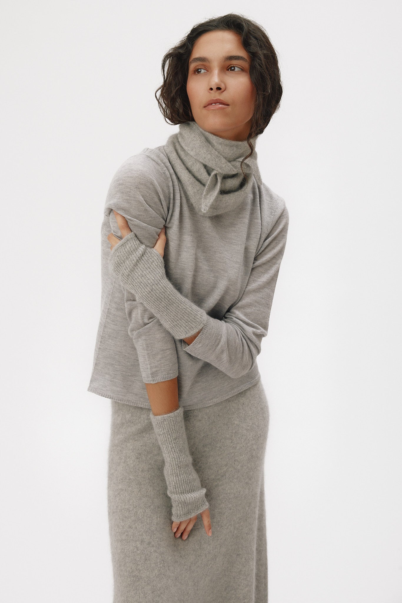 IDA GLOVE | Titanium Grey Melange